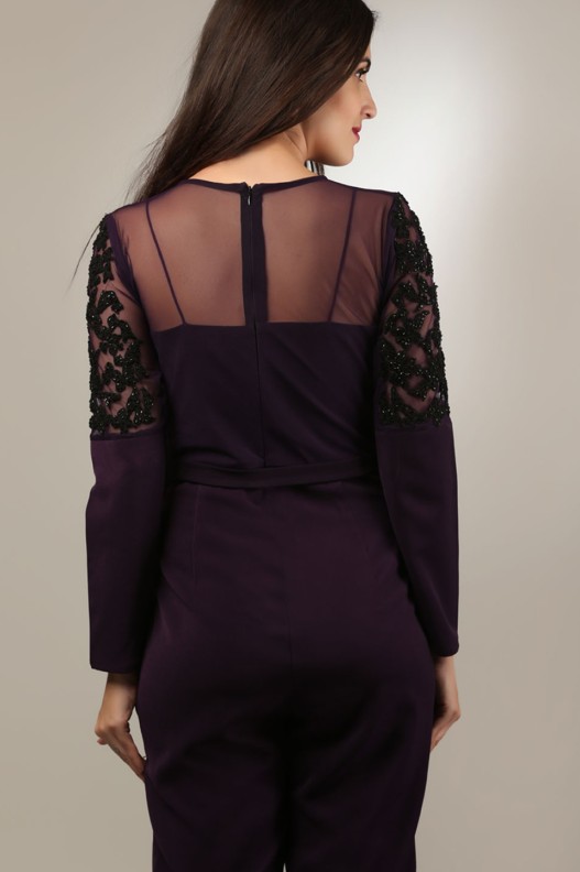 VOLVO NET EMBROIDERED JUMPSUIT